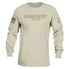 Grumpy Old Vet Long Sleeve - Sand