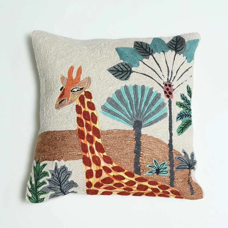 Aabha Cotton Cushion Cover | 20 x 20 Inches