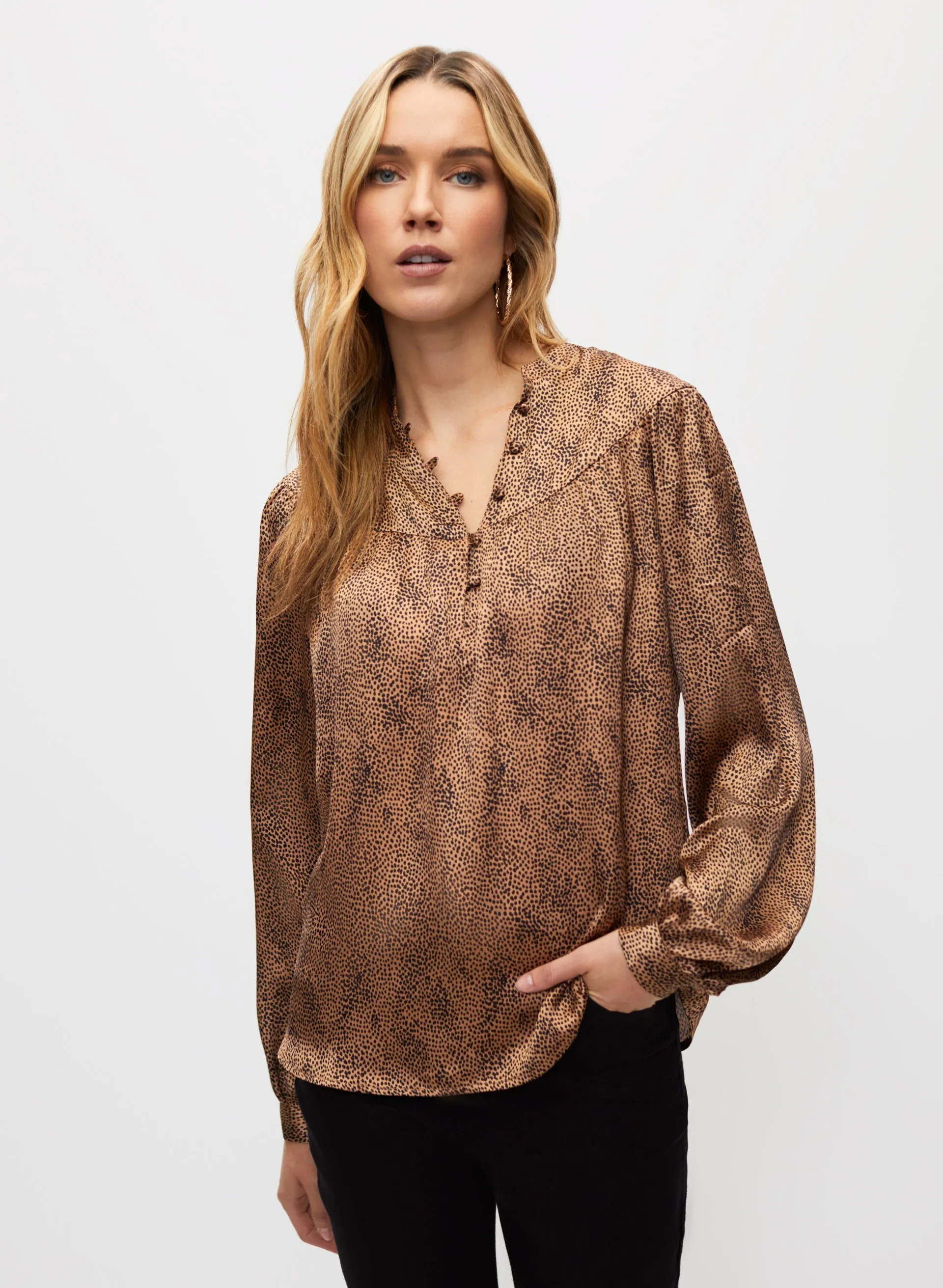 Animal Print Blouse