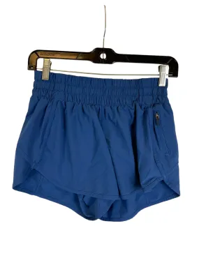 Athletic Shorts By Lululemon In Blue, Size: 6