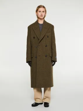 Coat in Khaki Green