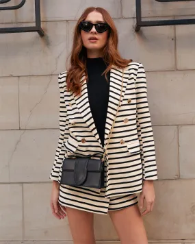 Corporate Couture Striped Blazer