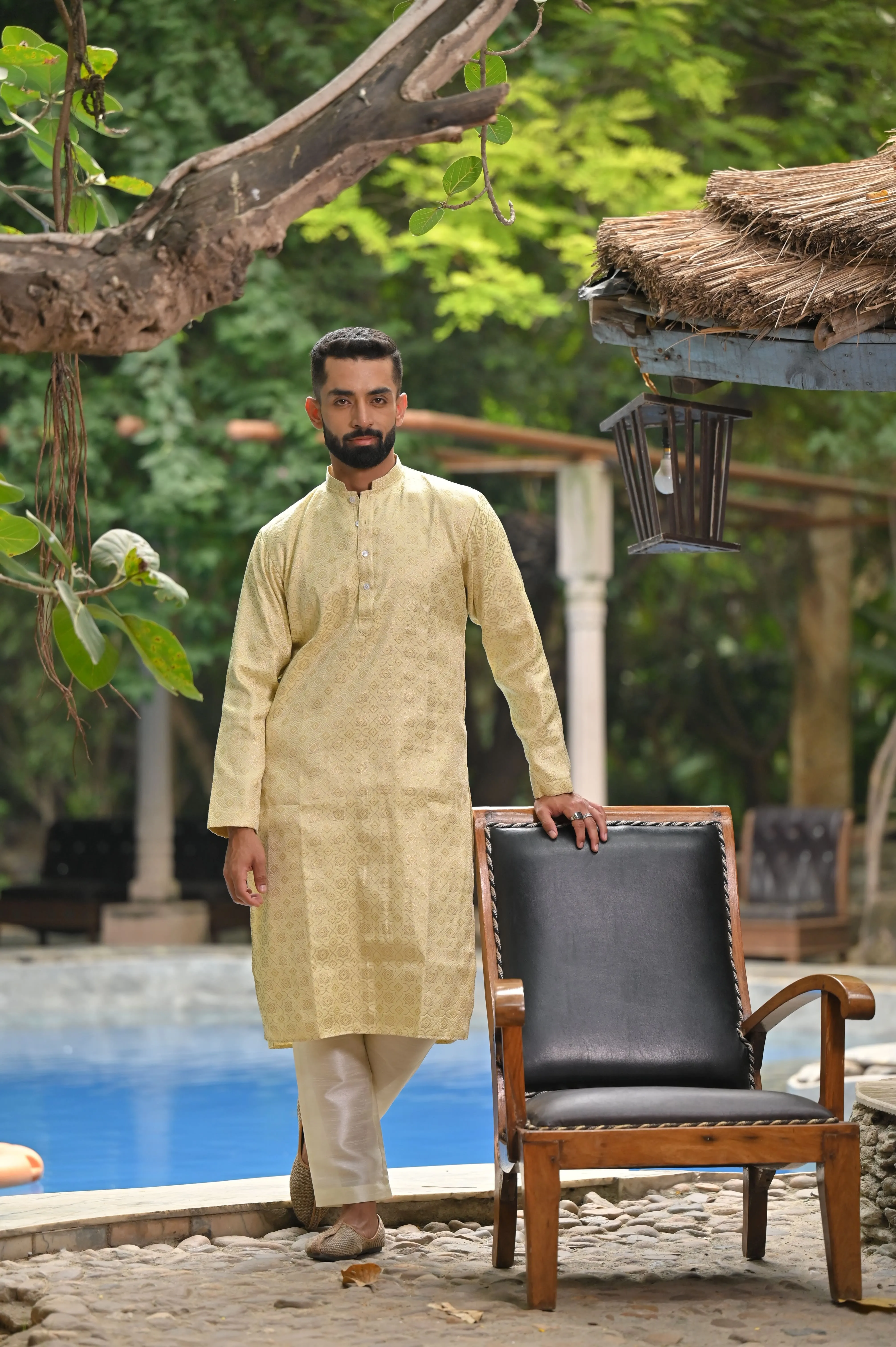 Festive Threads Brocade Kurta