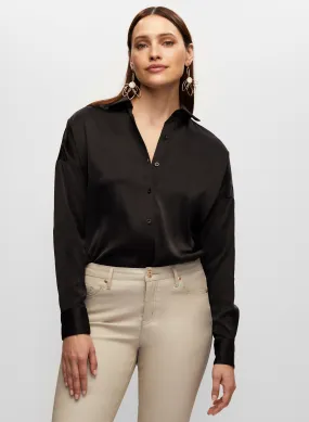 Frank Lyman - V-Neck Button Front Blouse