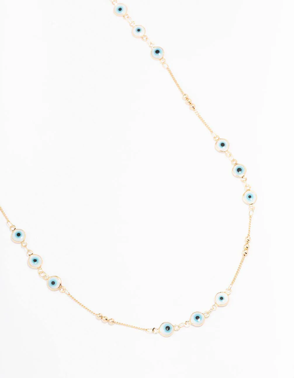 Gold Evil Eye Beaded Waist Chain