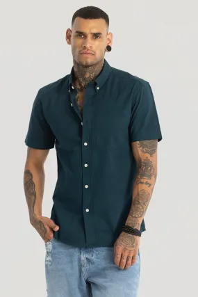 Green Oxford Solid Shirt