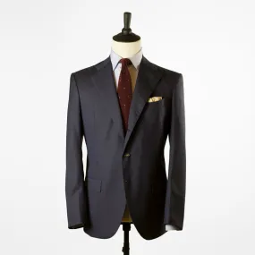 Harrisons Mystique navy nailhead single breasted suit, 8/9oz wool