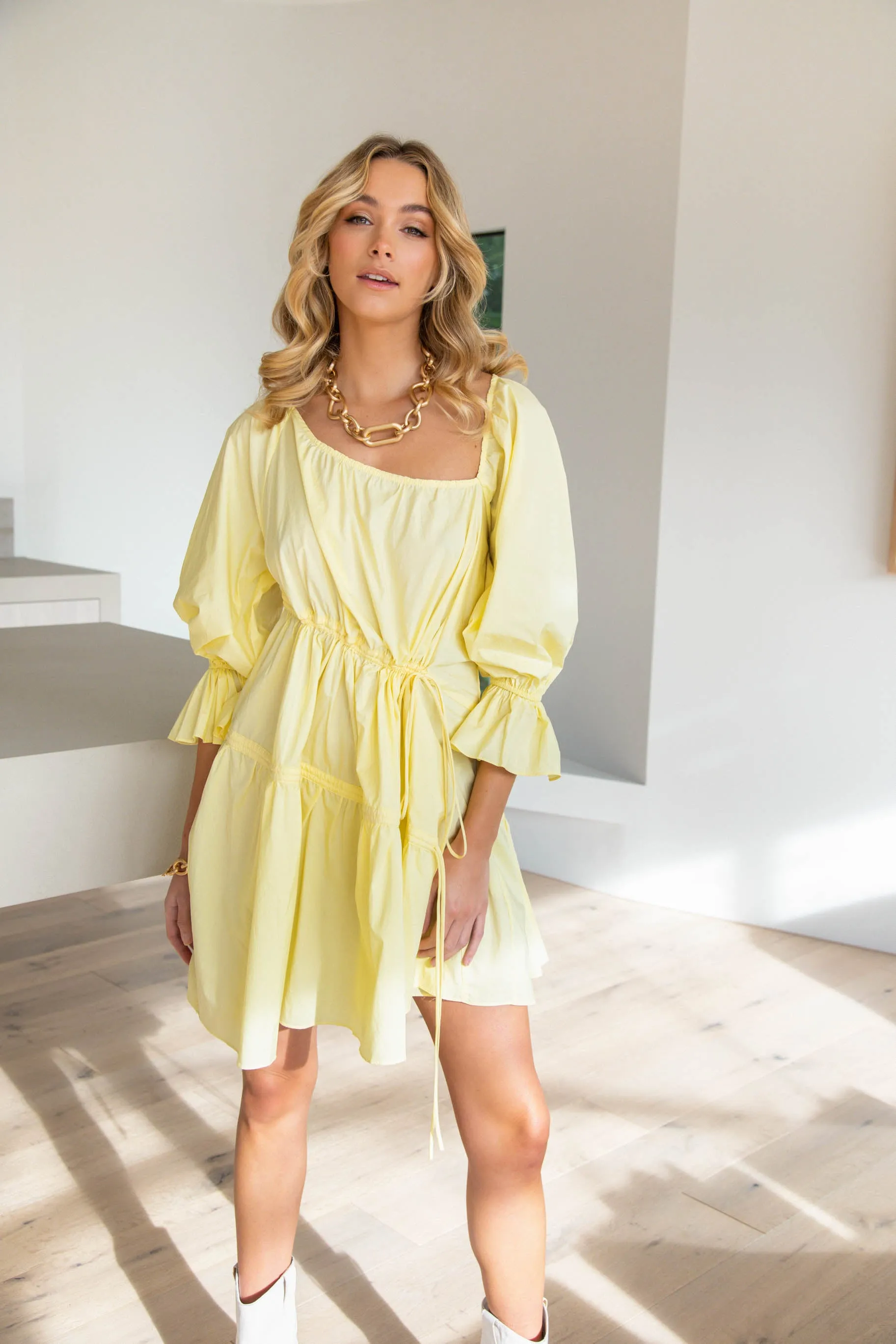 Harvi Dress / Yellow