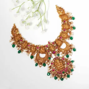 Lakshmi Kundan Nagas Necklace