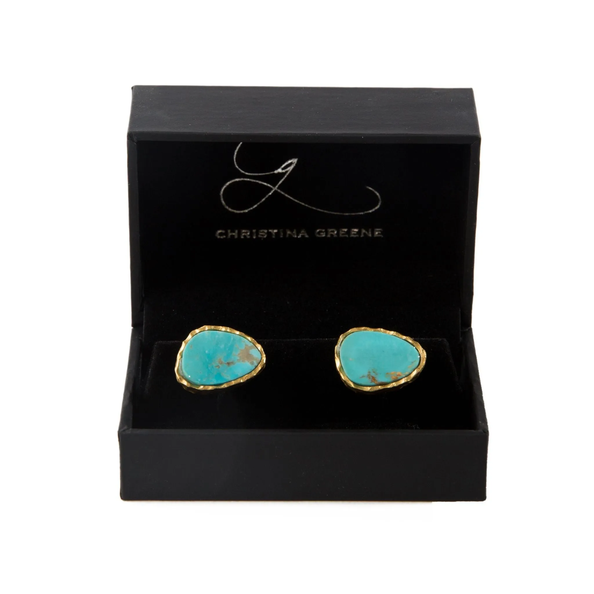 Men's Cufflink Set - Turquoise