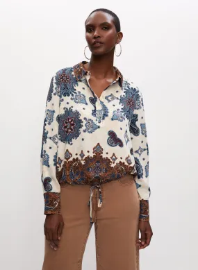 Paisley Print Top