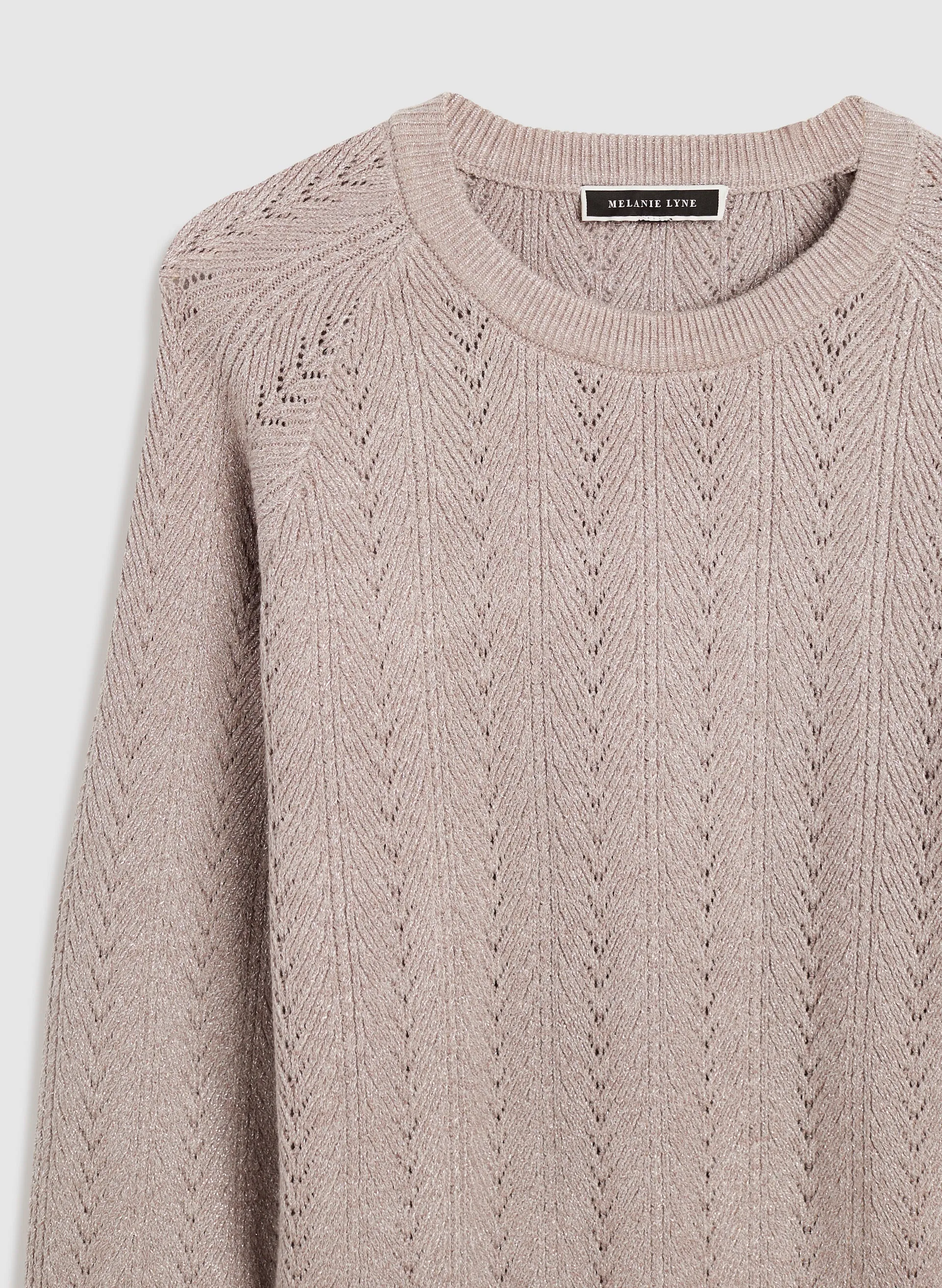 Pointelle Knit Sweater