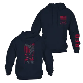 RED Friday Hoodie - Navy