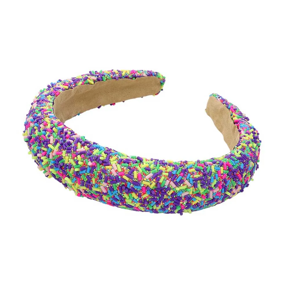 Sprinkle Beaded Headband