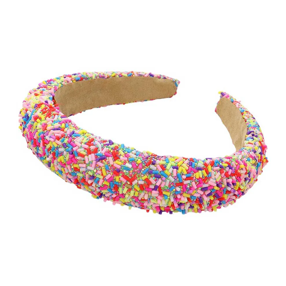 Sprinkle Beaded Headband