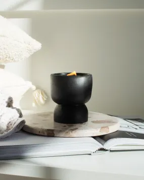 Spruce It Up Coconut Soy Candle - Black Pedestal