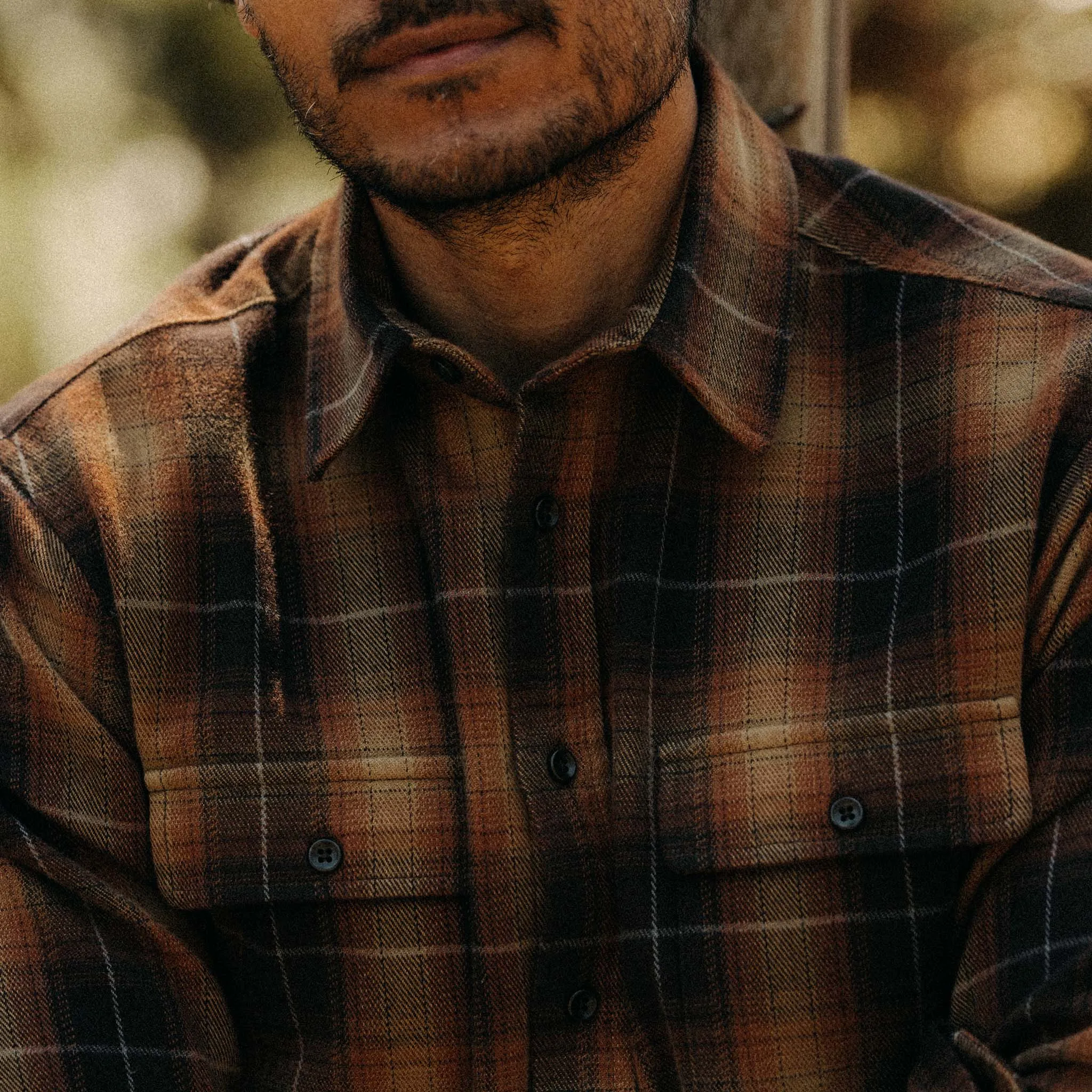 The Yosemite Shirt in Bonfire Plaid