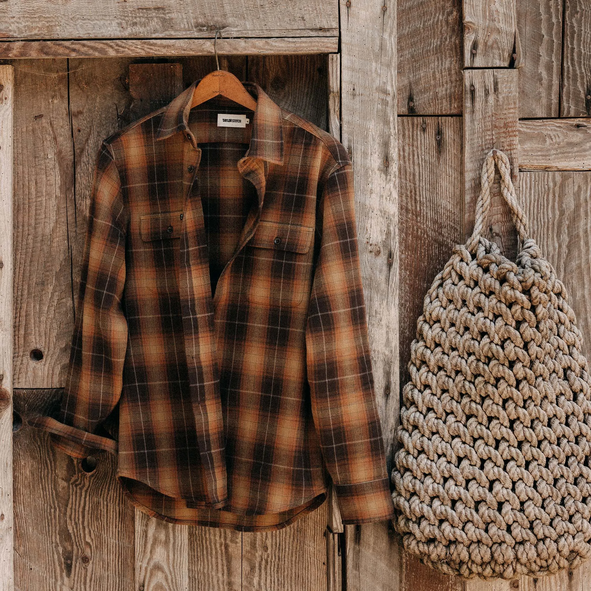 The Yosemite Shirt in Bonfire Plaid