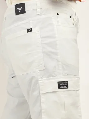 Tornado full length White Plus size cargo