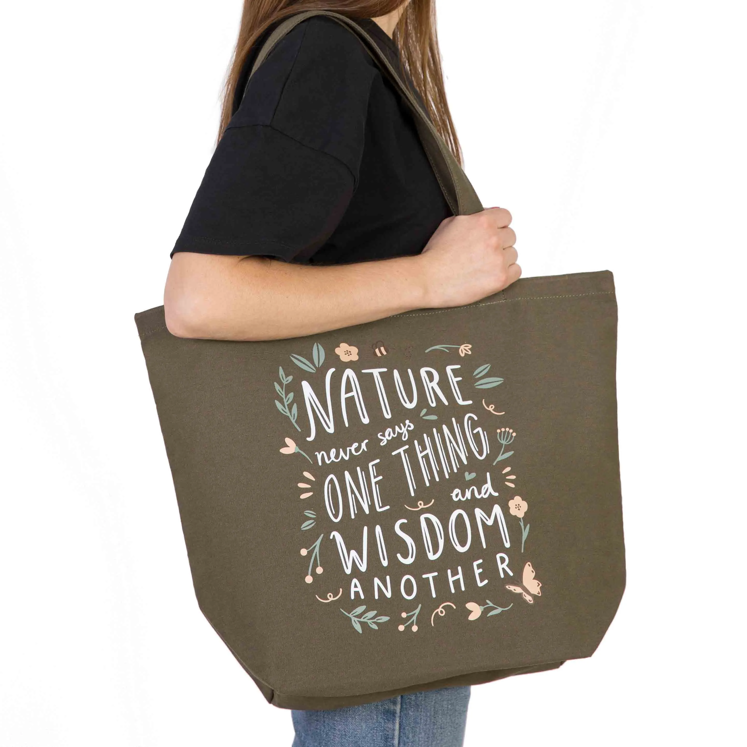 tote bag nature black tol002