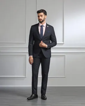 Two Piece Navy Solid Formal Suit - Dorris