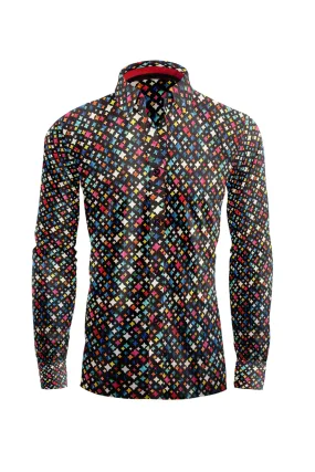 Vercini Mosaic Gala Premium Cotton Shirt